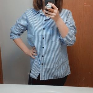 Button up striped shirt